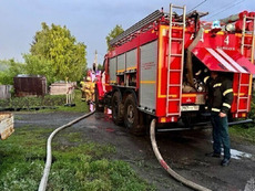Пламя съело гараж, два автомобиля и двадцать кур в Алтайском селе