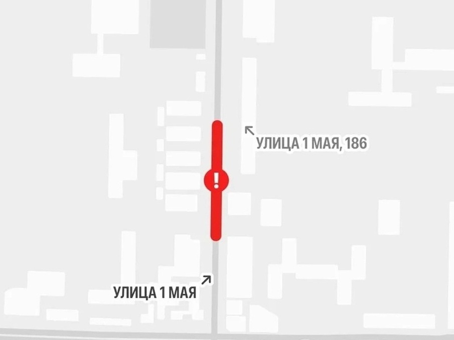 На улице 1‑го Мая в Краснодаре введут частичное транспортное ограничение из‑за ремонта коллекторной системы
